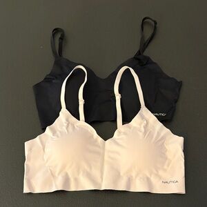 Nautica Women's Seamless Wirefree Bralette Duo-M